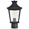 Nuvo Jasper Outdoor Post Lantern 1 Light Matte Black Finish 60/5745 - alternate 7